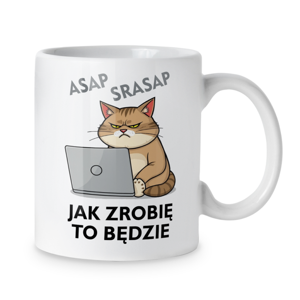 Kubek Asap srasap jak zrobię to będzie