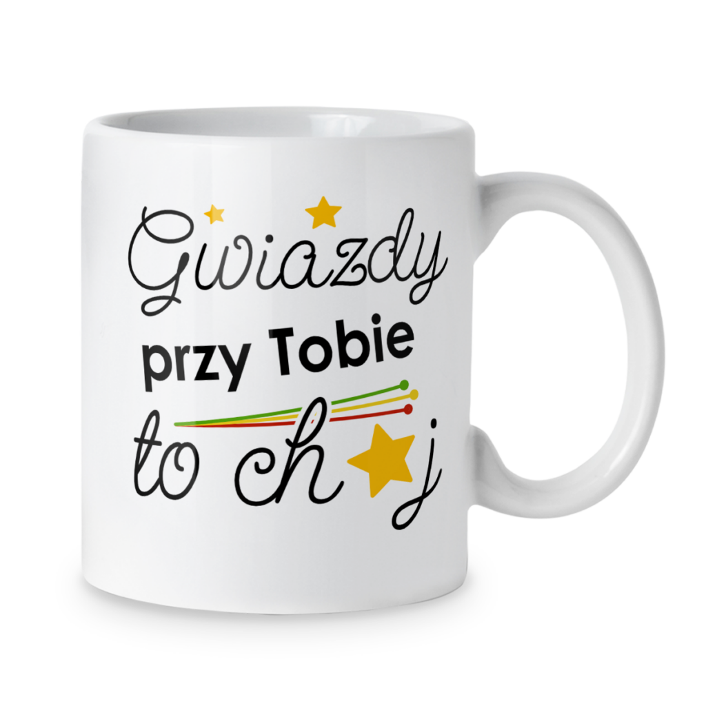 Kubek Gwiazdy przy tobie to ch j