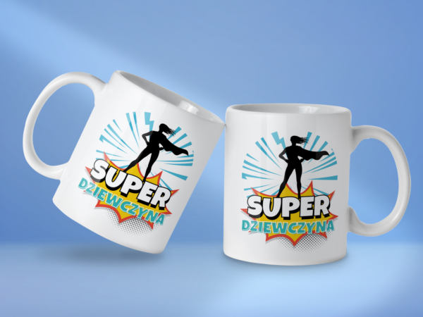 Kubek Super dziewczyna - obrazek 2