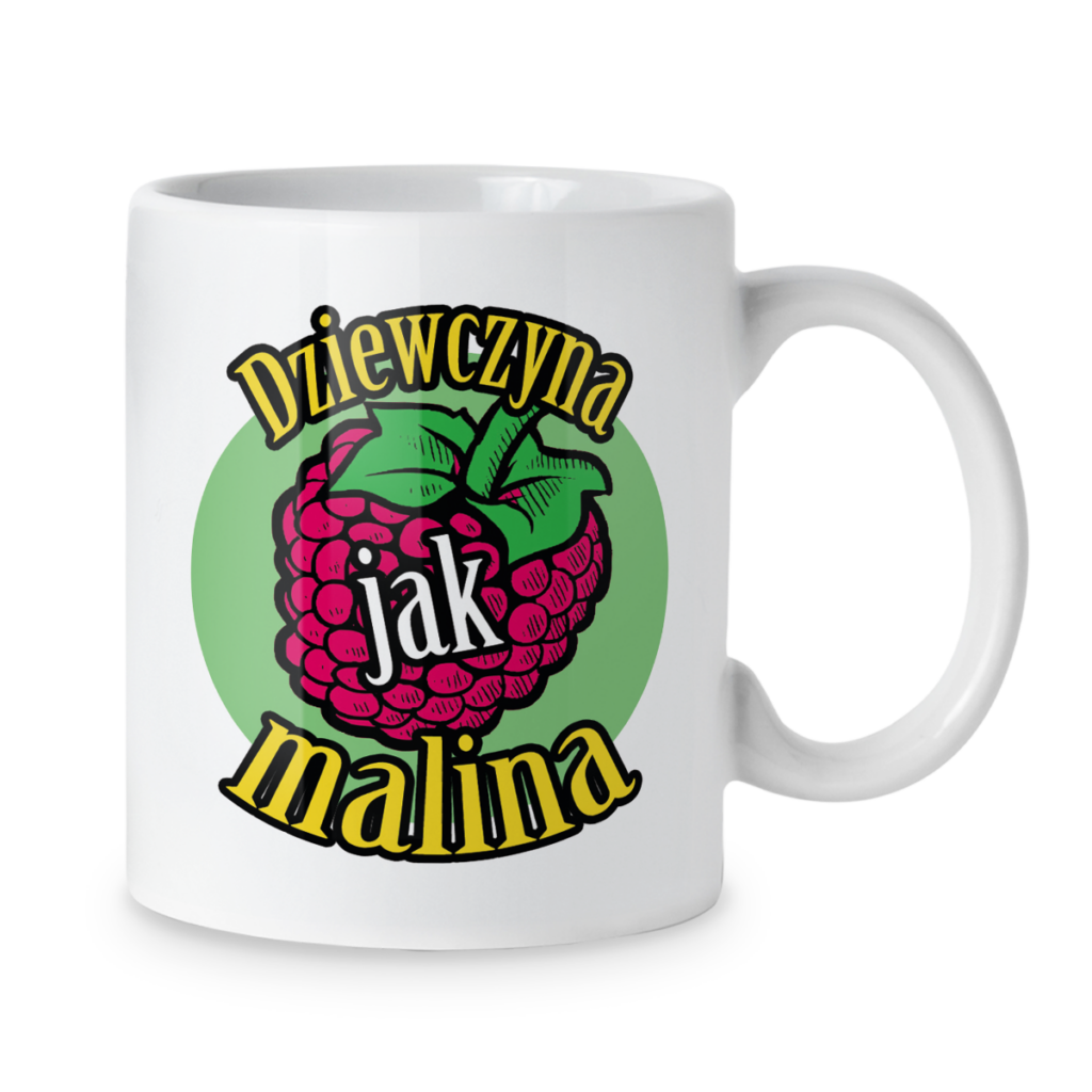 Kubek Dziewczyna jak malina