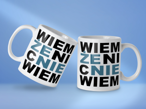 Kubek Wiem że nic nie wiem - obrazek 2
