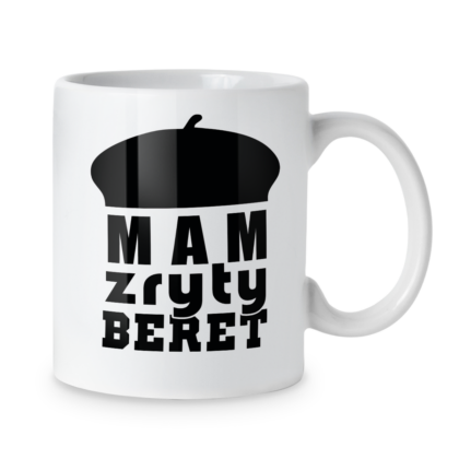 Kubek Mam zryty beret