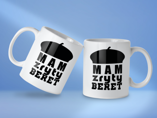 Kubek Mam zryty beret - obrazek 2