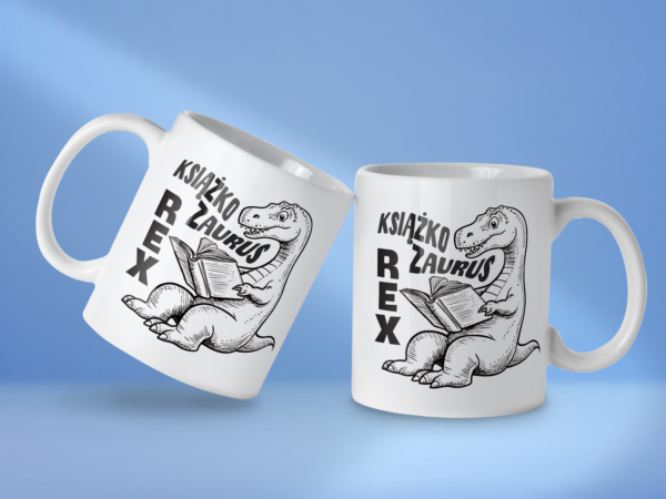 Kubek Książko zaurus rex - obrazek 2