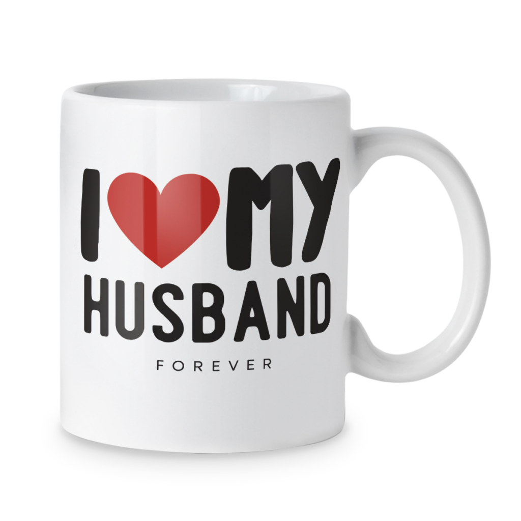 Kubek I love my husband forever