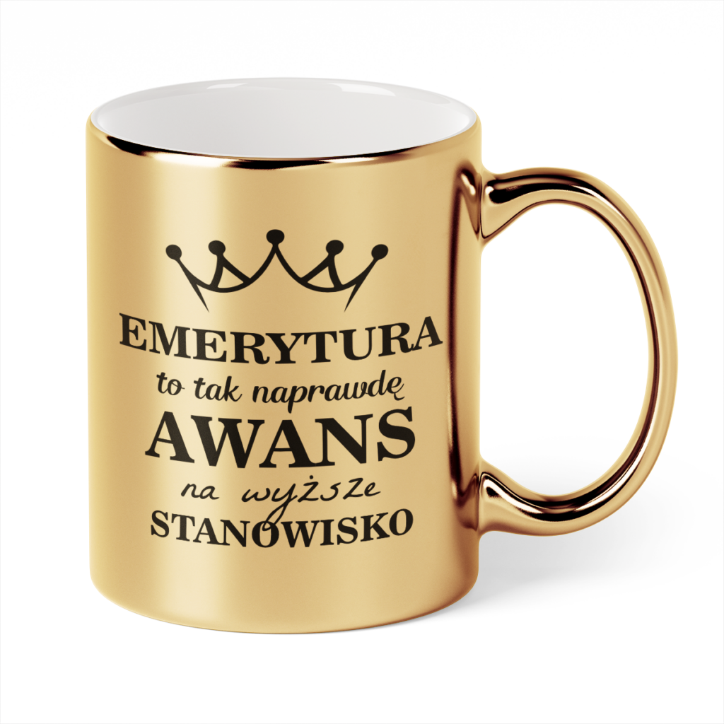 Kubek Złoty emerytura to tak naprawdę awans na wyższe stanowisko
