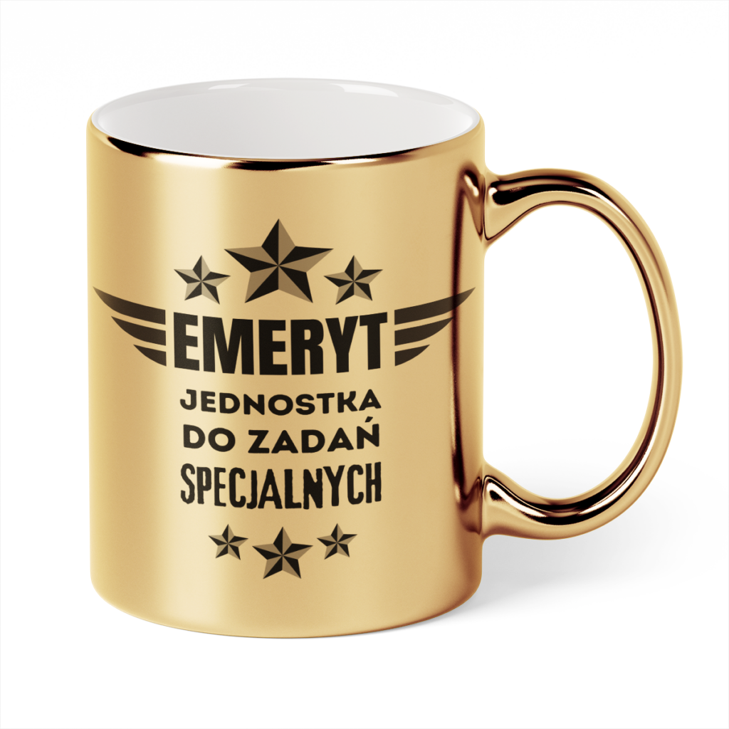 Kubek Złoty Emeryt jednostka do zadań specjalnych