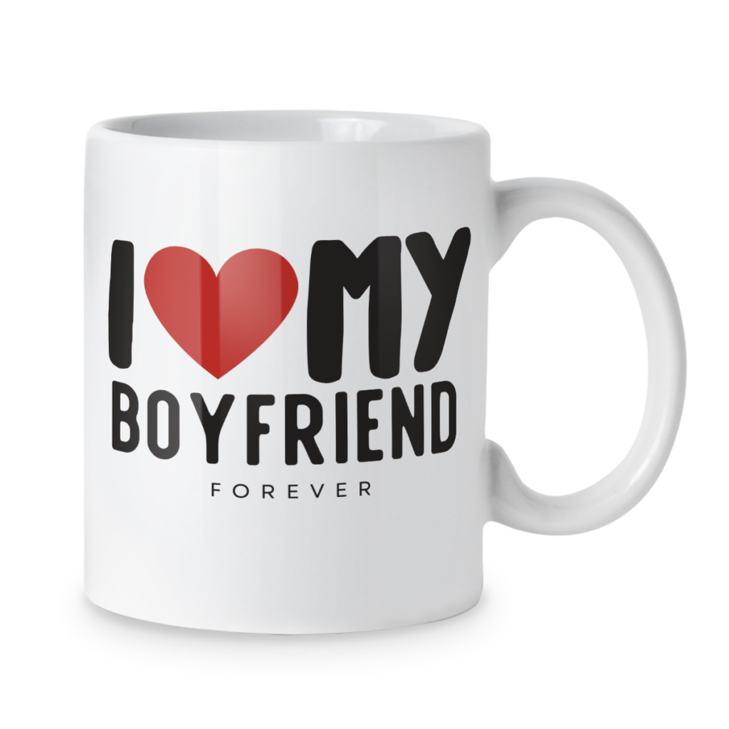 Kubek I love my boyfriend forever