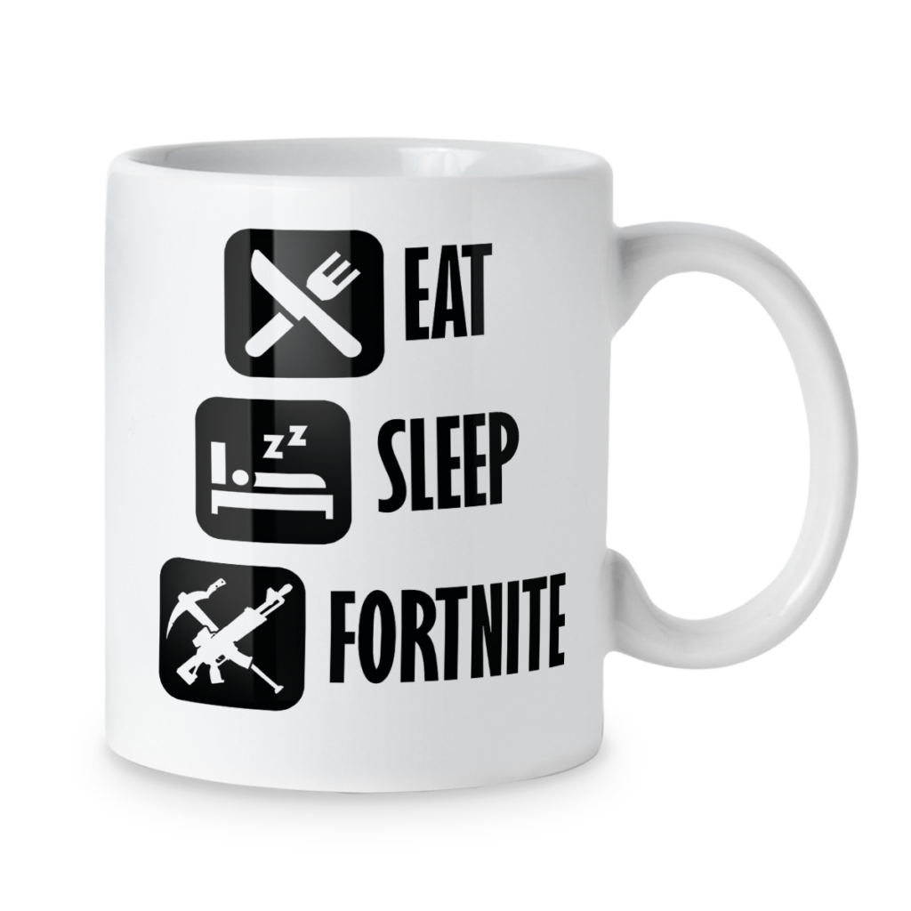Kubek Eat sleep fortnite