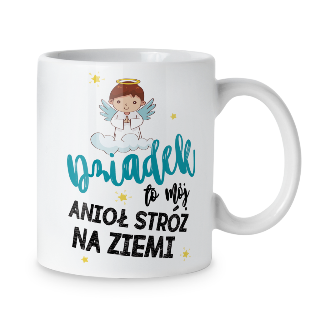 Kubek Dziadek to mój anioł stróż na ziemi