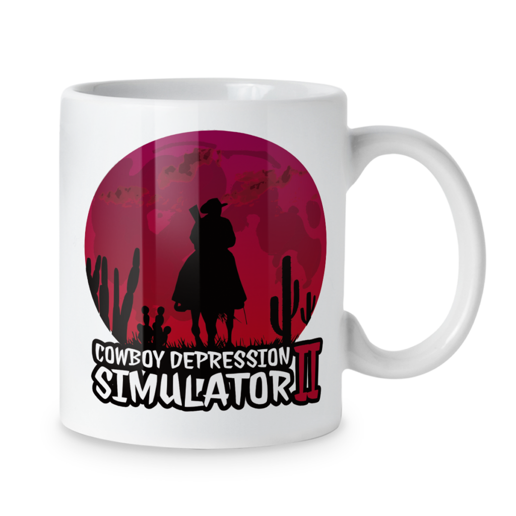 Kubek Cowboy depression simulator II