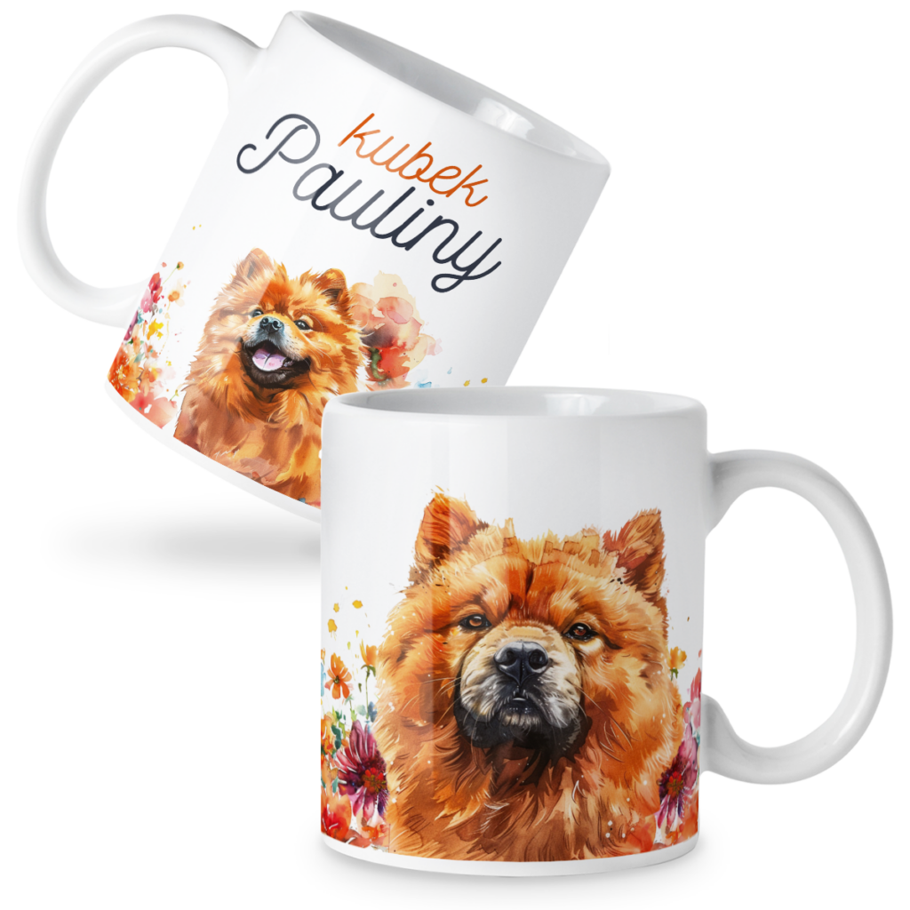 Kubek Pies chow chow + imię