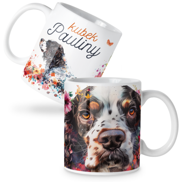 Kubek Pies Springer spaniel angielski + imię