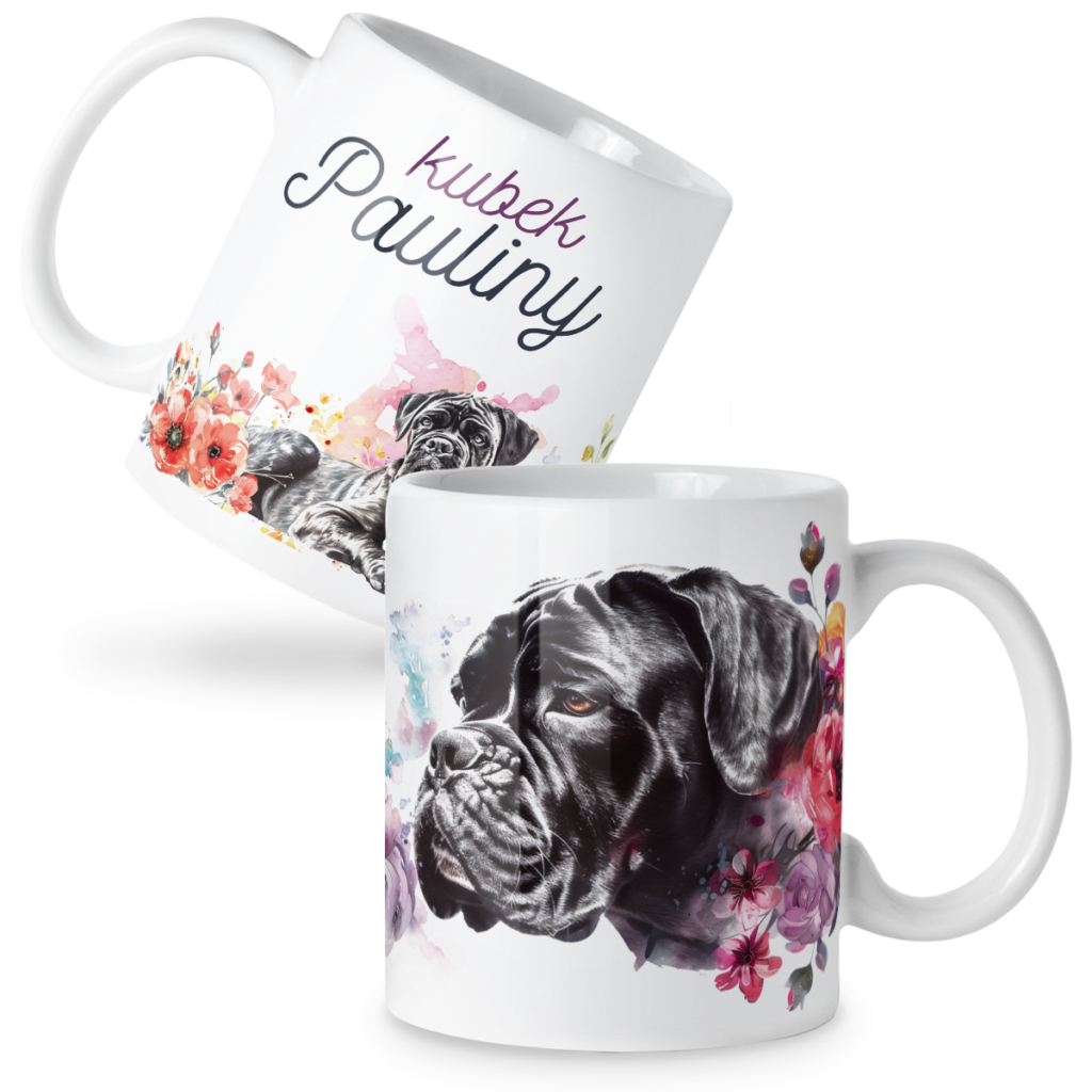 Kubek Pies cane corso + imię