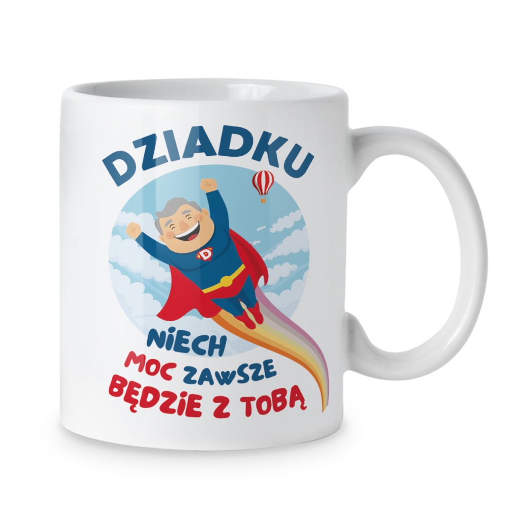 Kubek Dziadku niech moc zawsze będzie z tobą