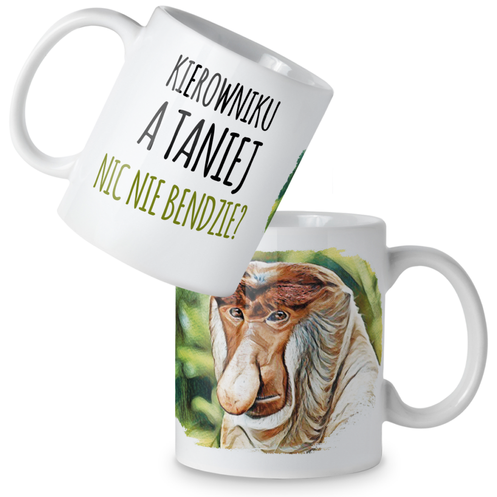 Kubek Nosacz kierownik a taniej nic nie bendzie
