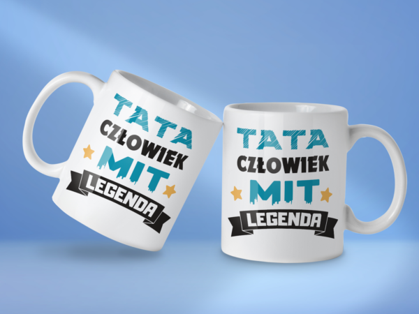 Kubek Tata człowiek mit legenda - obrazek 2