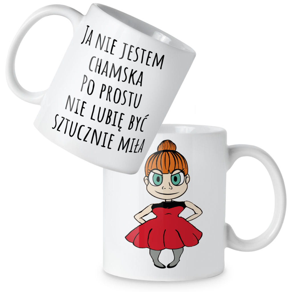 Kubek Ja nie jestem chamska po prostu nie lubię być sztucznie miła