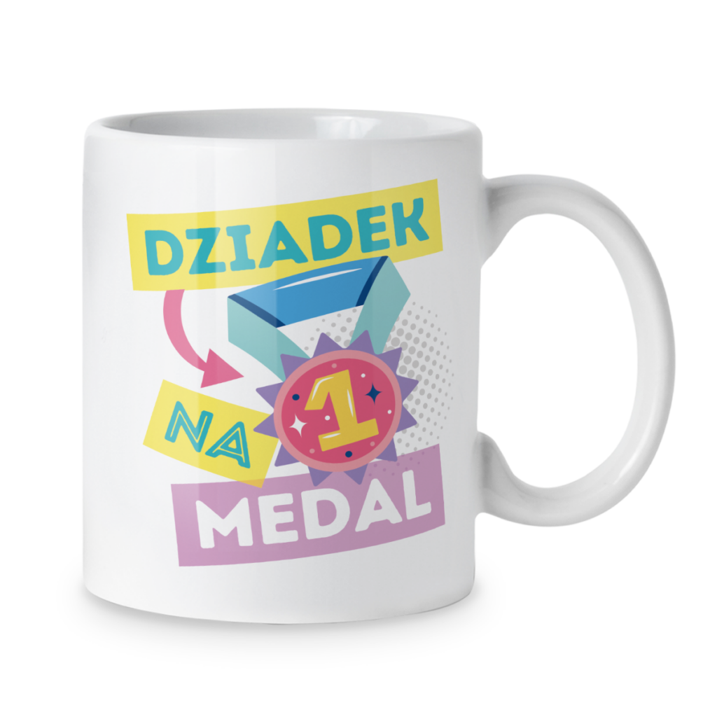Kubek Dziadek na medal
