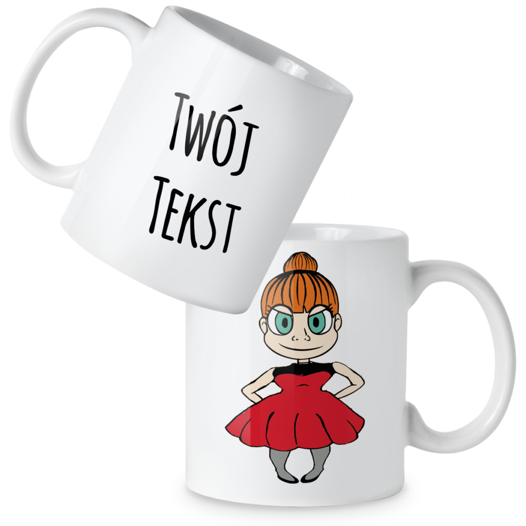 Kubek Mała wredna + twój tekst