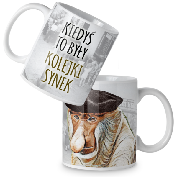Kubek Nosacz kiedyś to były kolejki synek