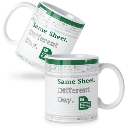 Kubek Excel same sheet different day