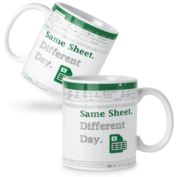Kubek Excel same sheet different day