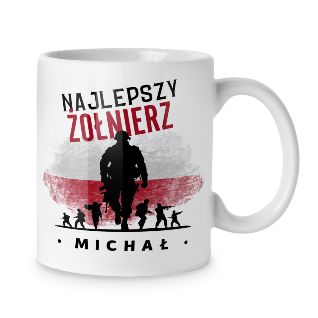 Kubek Najlepszy żołnierz + imię