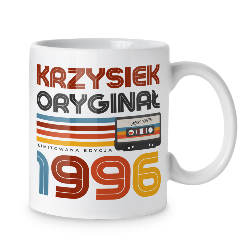 Kubek Oryginał limitowana edycja + rok + imię