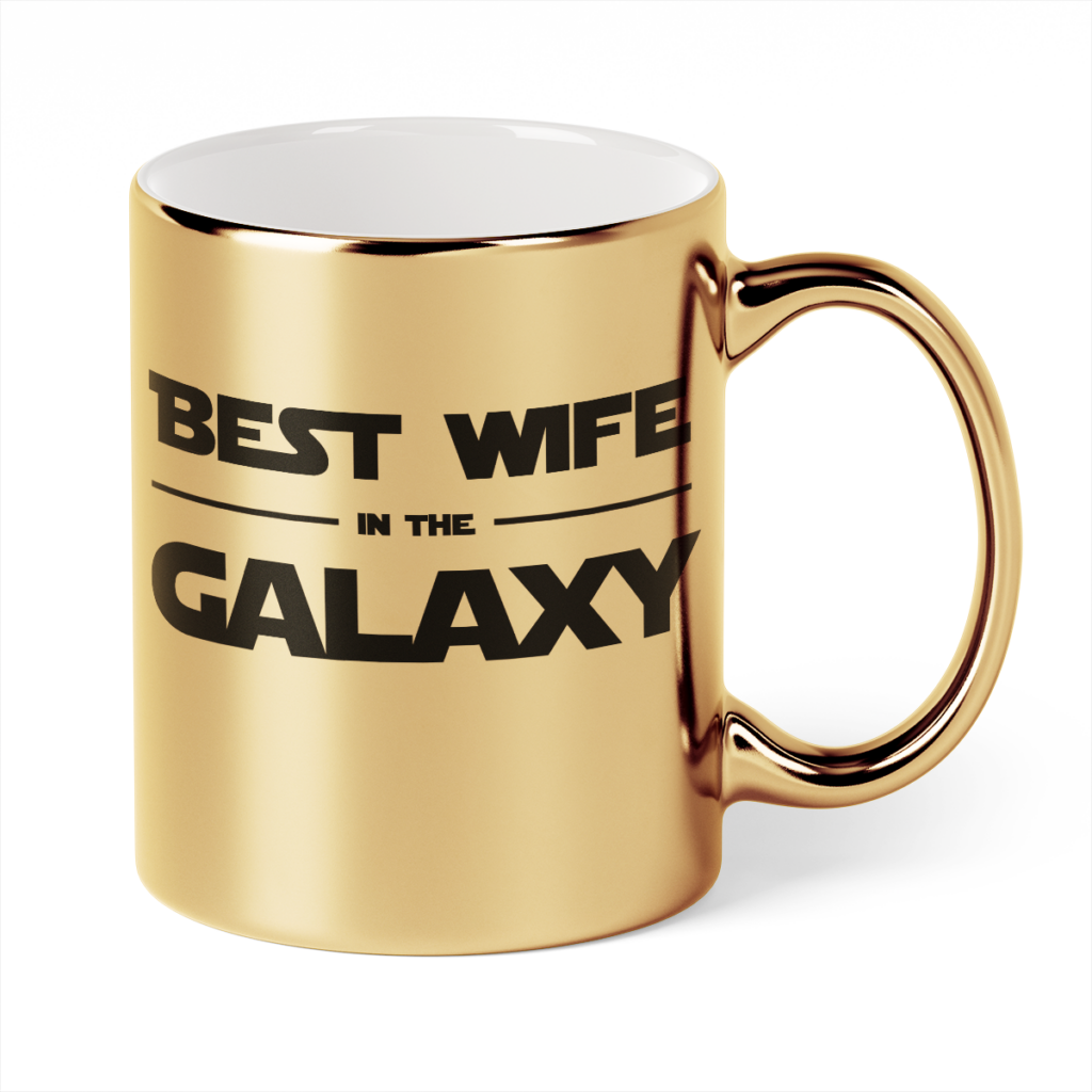 Kubek Złoty Best wife in the galaxy