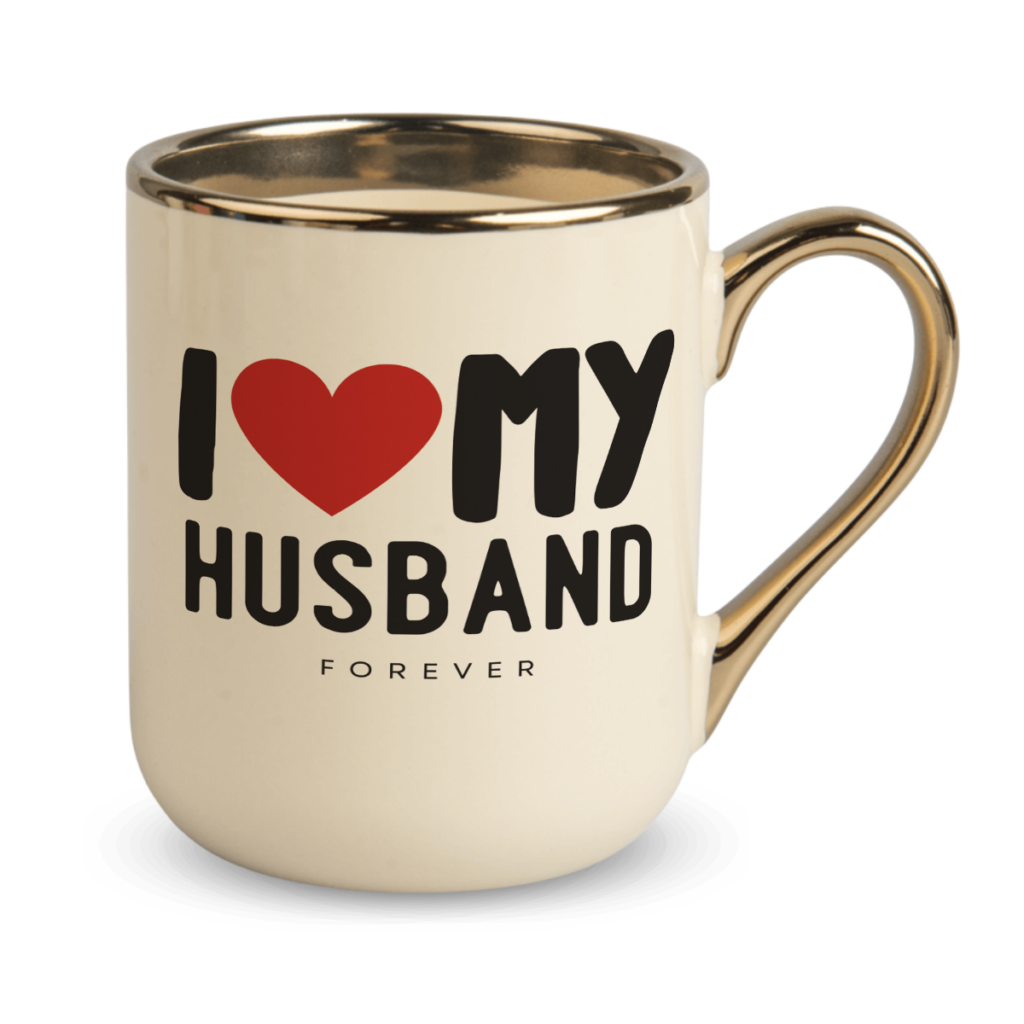 Kubek Elegant I love my husband forever