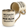 Kubek Elegant Wszędzie dobrze ale z moim mężem najlepiej - obrazek 2