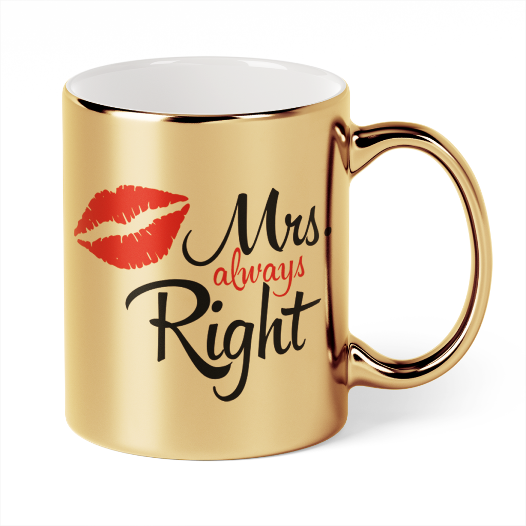 Kubek Złoty Mrs always right