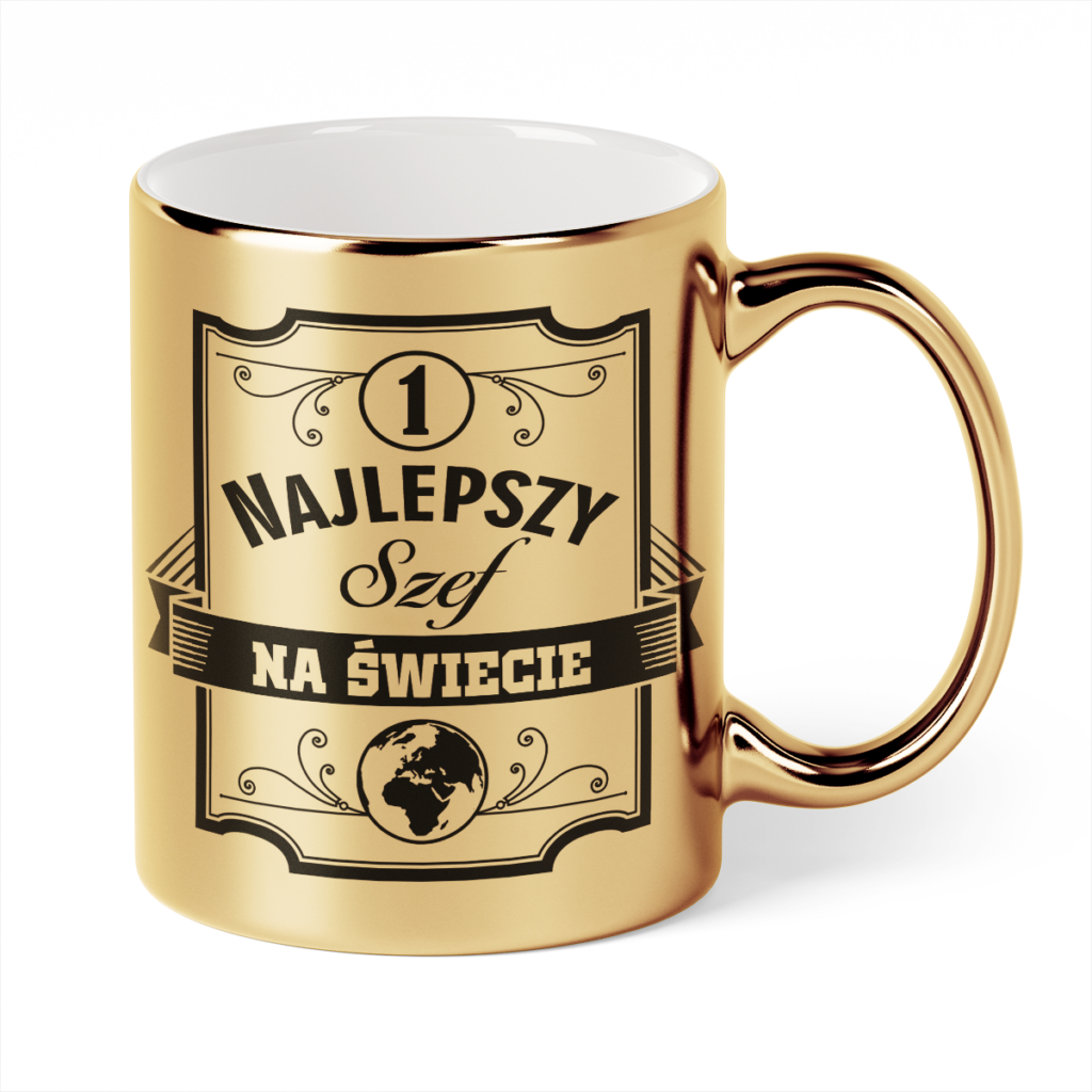 Kubek Złoty Najlepszy szef na świecie