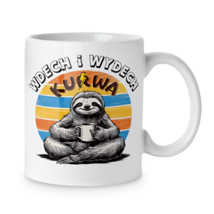 Kubek Wdech i wydech Ku*wa
