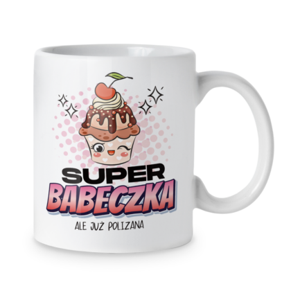 Kubek Super babeczka ale już polizana