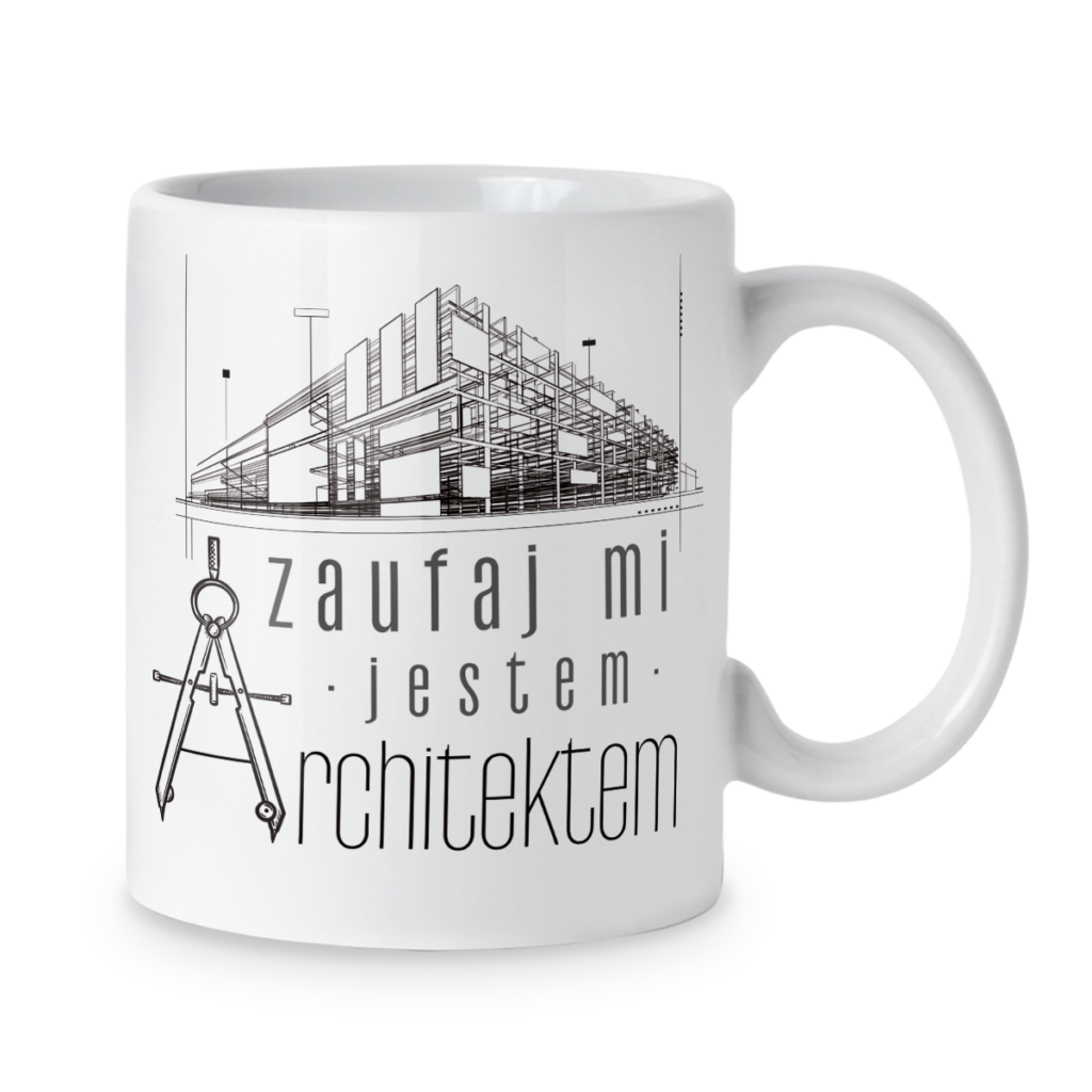 Kubek Zaufaj mi jestem architektem