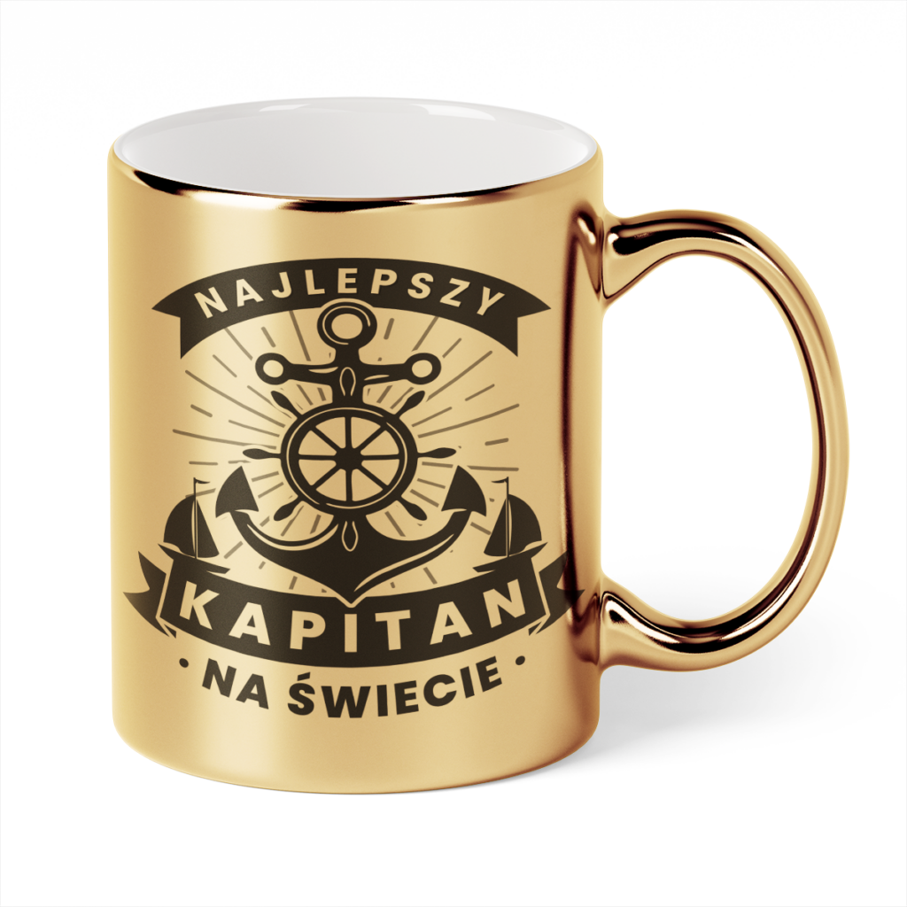 Kubek Złoty Najlepszy kapitan na świecie