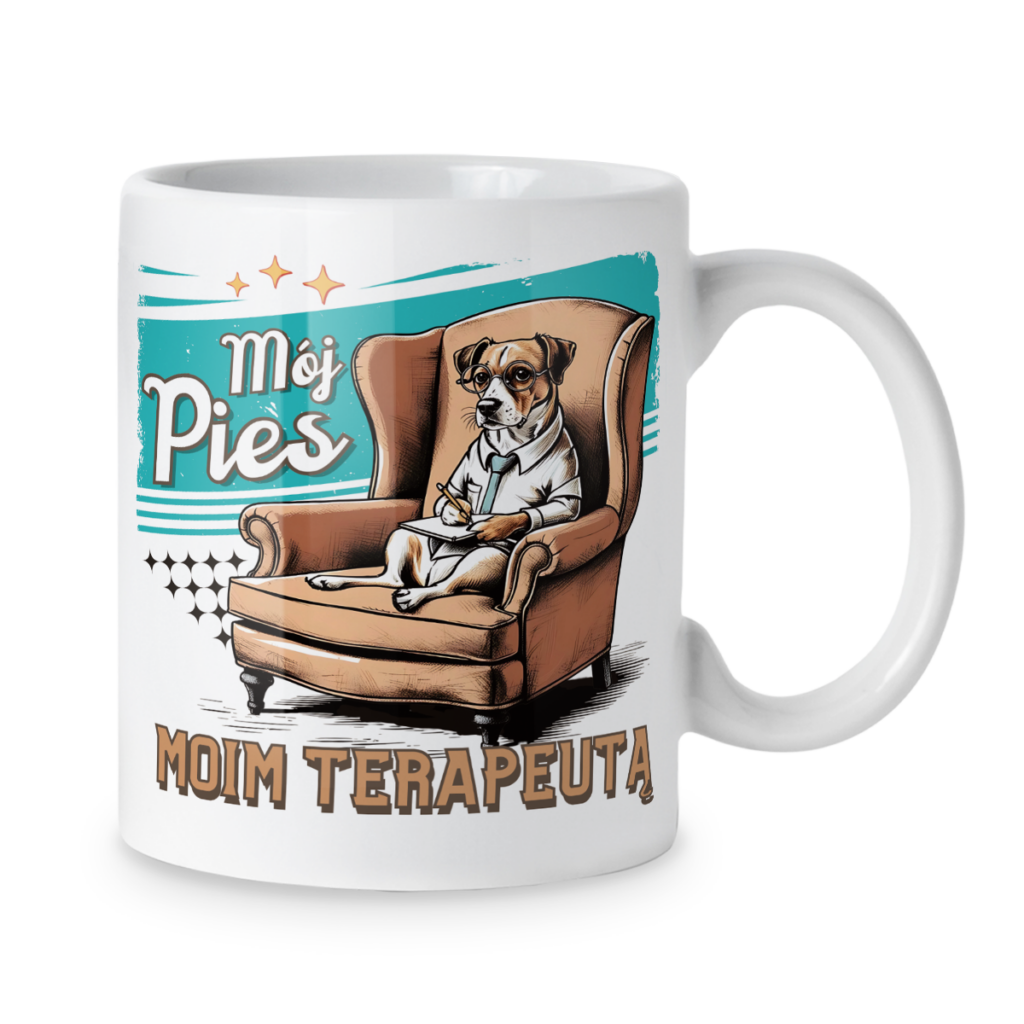 Kubek Mój pies moim terapeutą