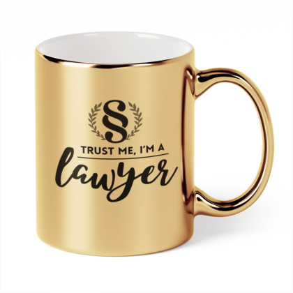 Kubek Złoty Trust me im a lawyer