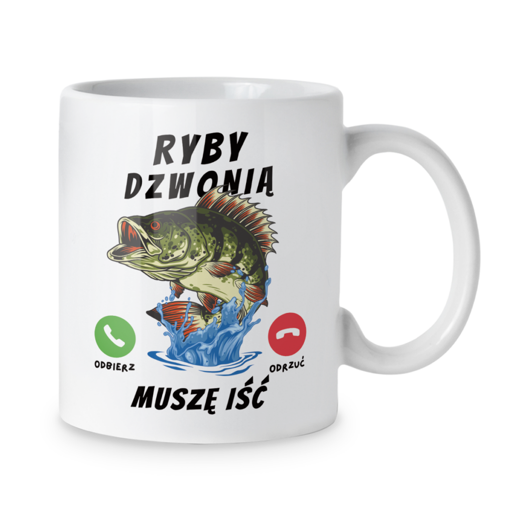 Kubek Ryby dzwonią muszę iść