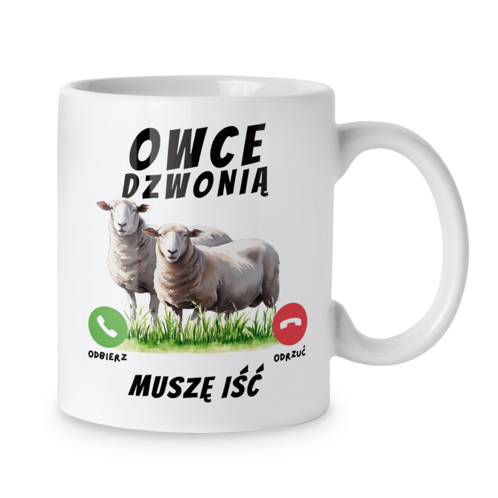 Kubek Owce dzwonią muszę iść