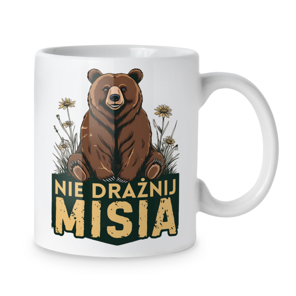 Kubek nie drażnij misia