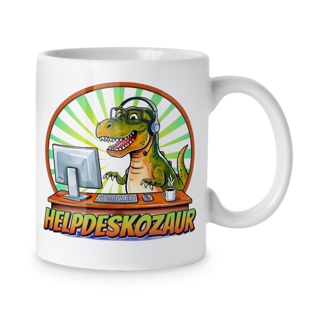 Kubek Helpdeskozaur