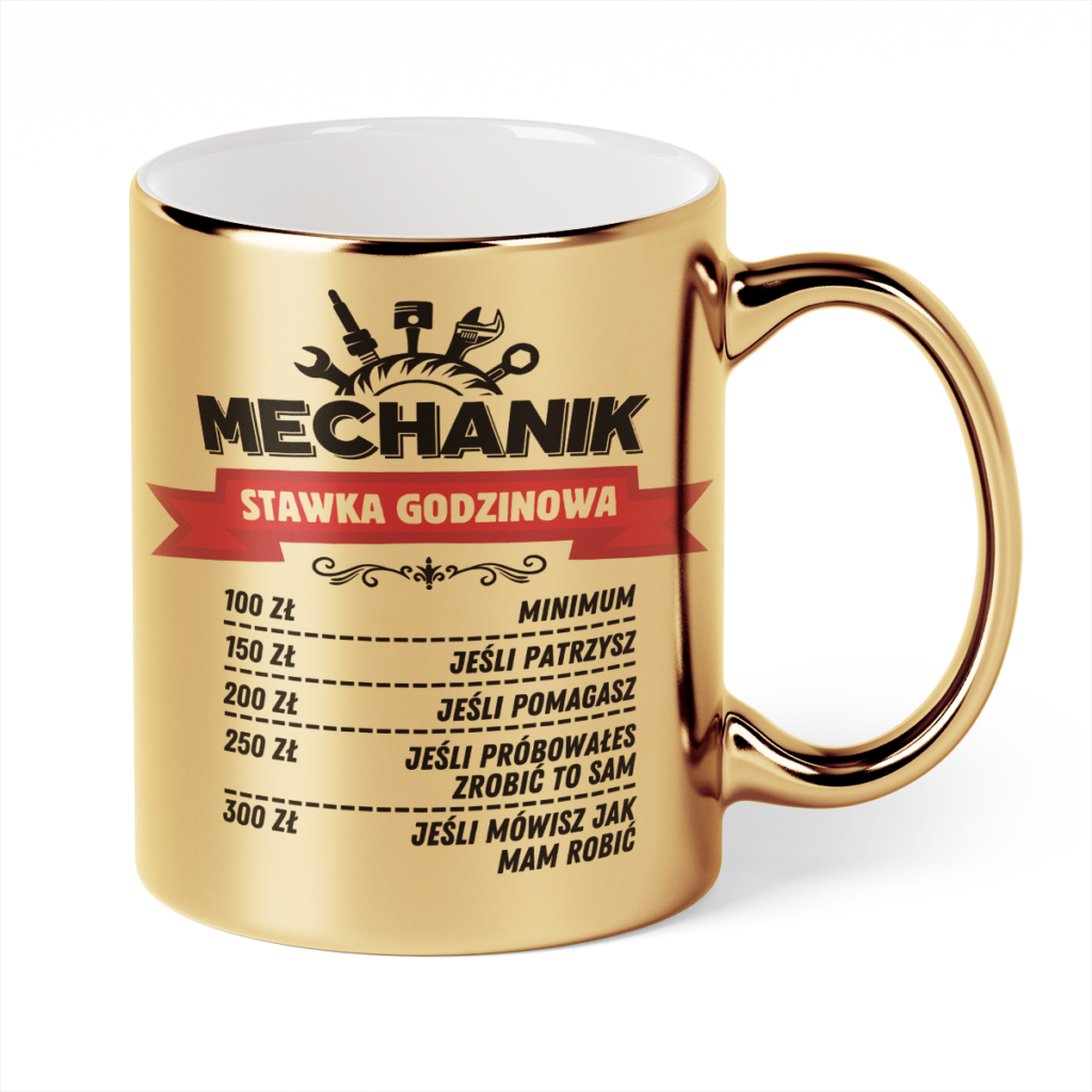 Kubek Złoty Mechanik stawka godzinowa