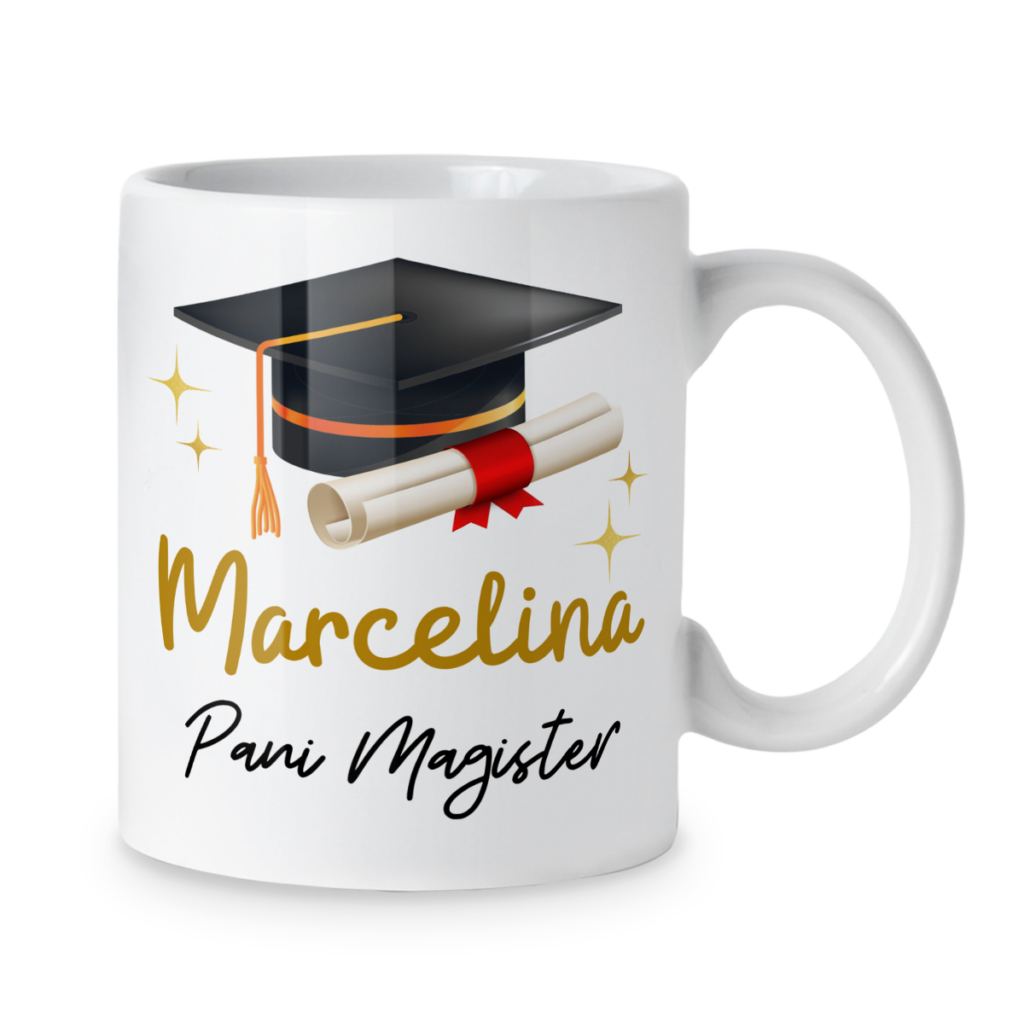 Kubek Pani magister + imię