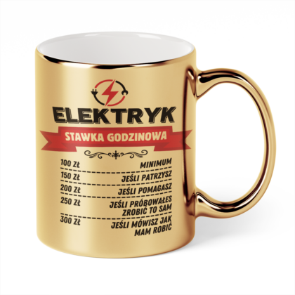 Kubek Złoty Elektryk stawka godzinowa