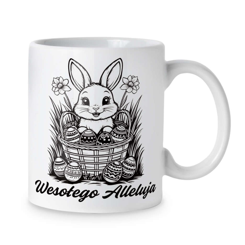Kubek Zajączek wielkanocny Wesołego alleluja