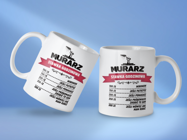 Kubek Murarz stawka godzinowa - obrazek 2