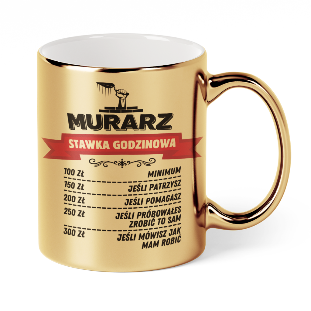Kubek Złoty Murarz stawka godzinowa